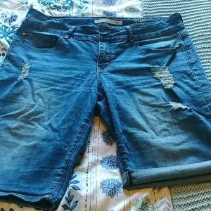 Lit jeans Long Rider bermuda destructed short